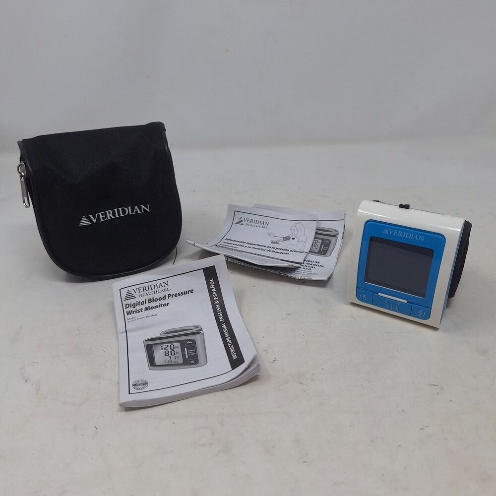 Veridian Healthcare Automatic Blood Pressure Wrist Cuff Digital Monitor 01-522